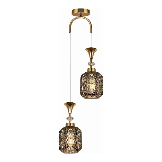 Подвесной светильник Reluce 02003-0.9-02 Smoke Фото № 