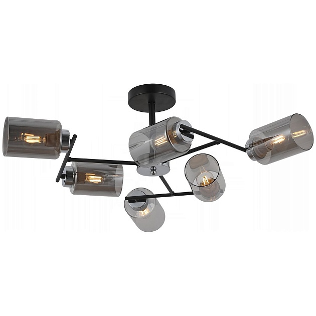 Потолочная люстра Illumico IL8276-6COU-79 BK CR Фото № 