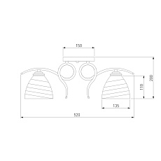 Потолочный светильник Eurosvet 30121/5 сатин-никель 1