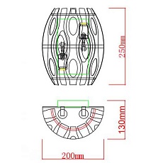 Настенный светильник Rivoli Meike 4080-402 Б0047925 1