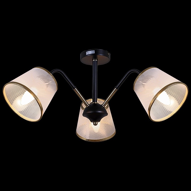 Потолочная люстра Illumico IL0344-3CSQ-79 BK AB Фото № 