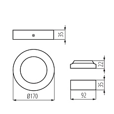 Потолочный светодиодный светильник Kanlux CARSA V2LED 12W-NW-W 28948 3