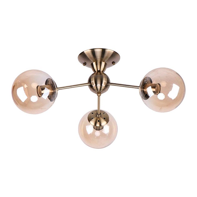 Потолочная люстра ЭкономСвет 20905/3AB AMB изображение Потолочная люстра ЭкономСвет 20905/3AB AMB Фото №