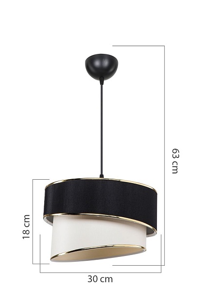 Подвесной светильник Toplight Bertina TL1622H-01BW изображение 3 Подвесной светильник Toplight Bertina TL1622H-01BW Фото № 3