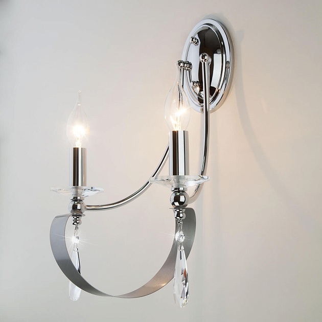 Бра Eurosvet 60064/2 хром Фото № 3