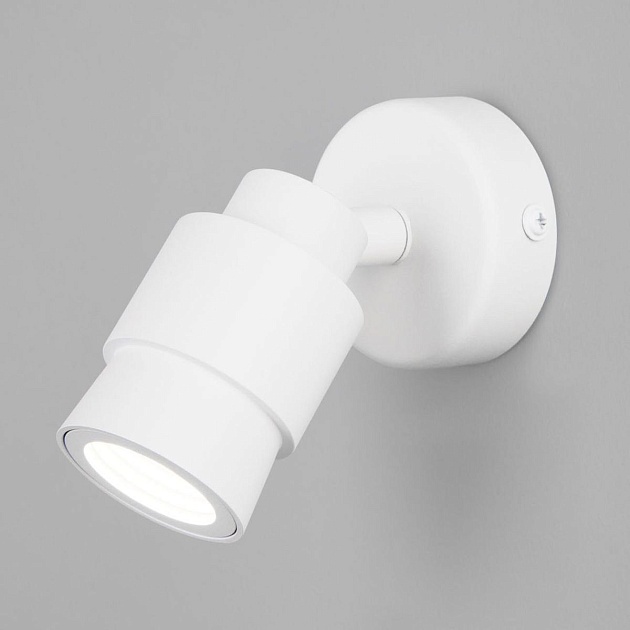 Светодиодный спот Eurosvet Plat 20125/1 белый Фото № 