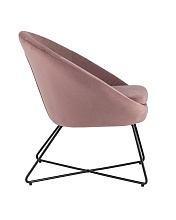 Кресло Stool Group Колумбия велюр пыльно-розовый DOUMBIA HLR-34 2