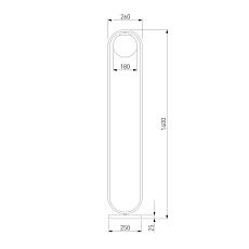 Торшер Eurosvet Ringo 01139/1 золото 1