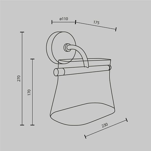 Бра Maytoni Cabaret MOD170WL-L8BS3K2 Фото № 2
