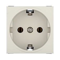 Розетка LK Studio с з/к, без шторок (бежевый) LK45 851301