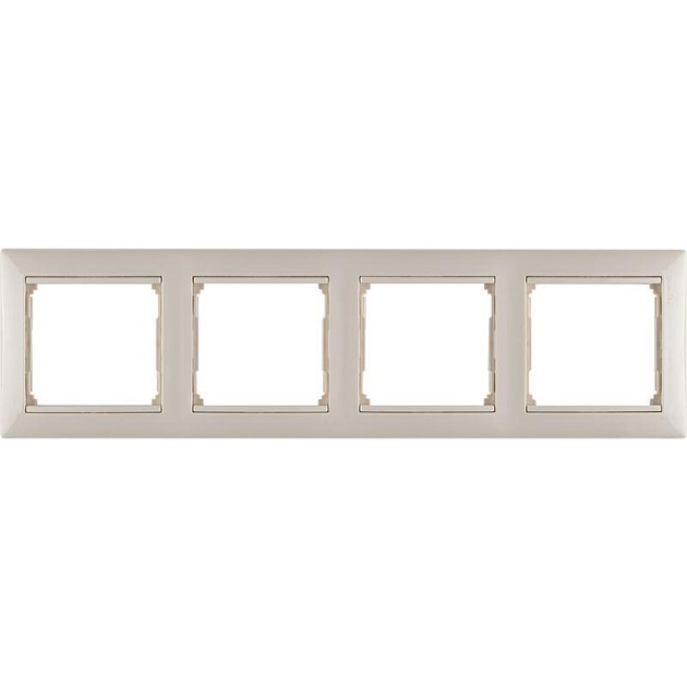 Рамка 4-постовая Legrand Valena слоновая кость 774354 Фото № 