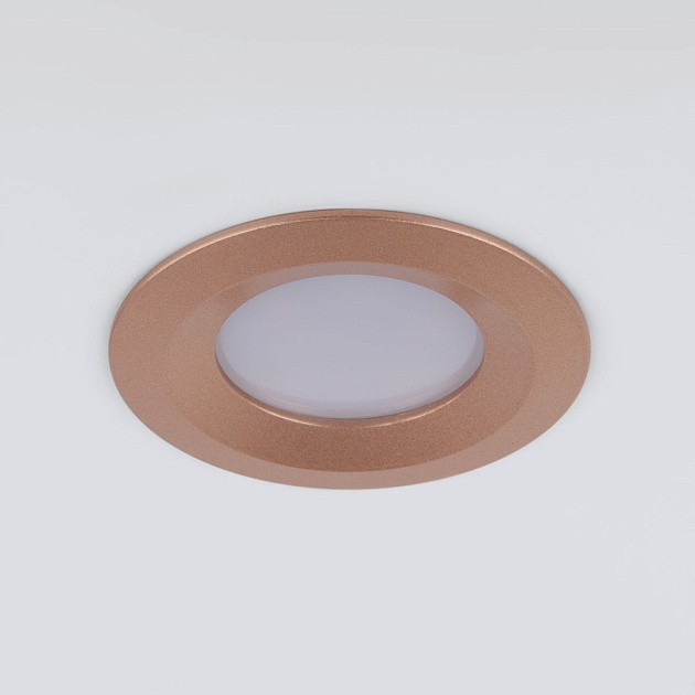 Встраиваемый светильник Elektrostandard 110 MR16 золотой a053333 Фото № 