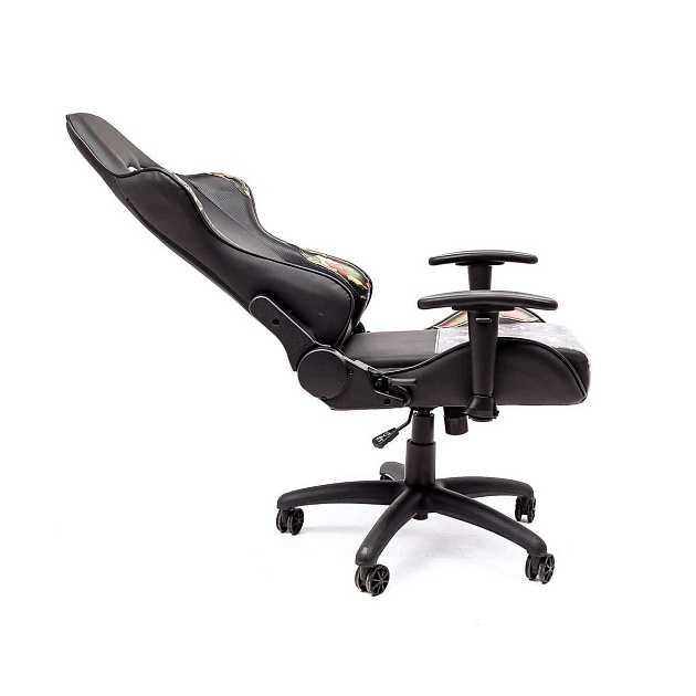 Игровое кресло AksHome Military черный, экокожа 80008 Фото № 12