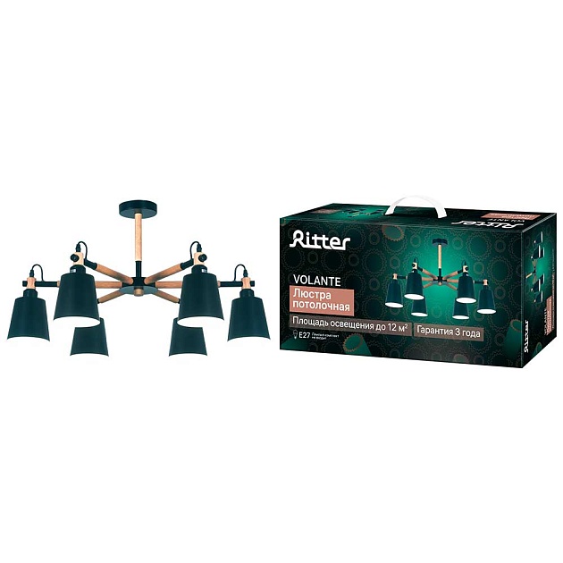 Потолочная люстра Ritter VOLANTE 52448 9 Фото № 