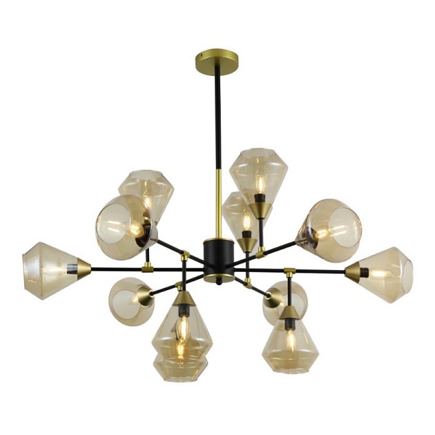 Подвесная люстра Rivoli Kornella 4092-312 Б0051283 изображение 2 Подвесная люстра Rivoli Kornella 4092-312 Б0051283 Фото № 2