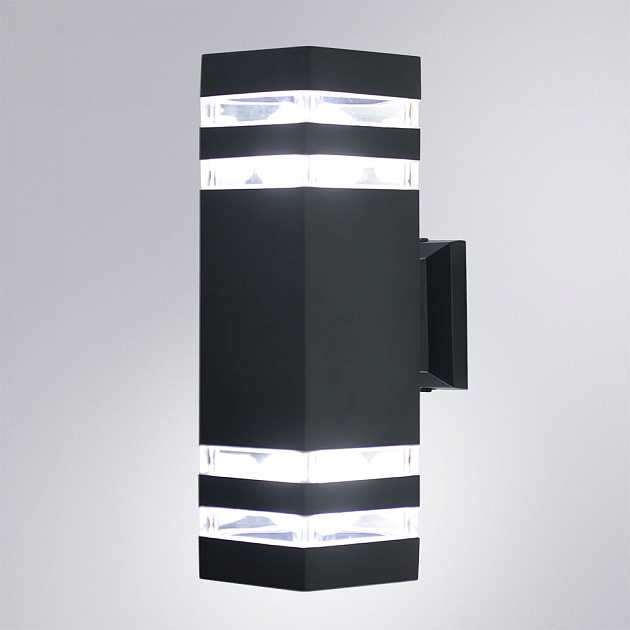 Уличный настенный светильник Arte Lamp Heather A4413AL-2BK изображение 3 Уличный настенный светильник Arte Lamp Heather A4413AL-2BK Фото № 3