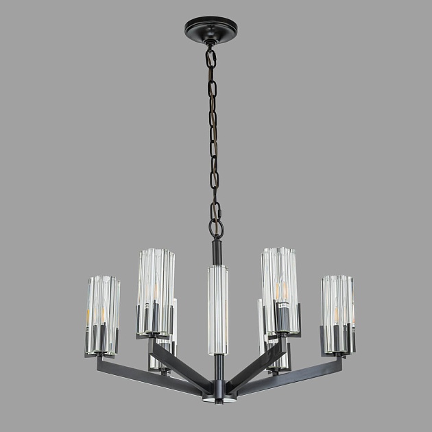 Подвесная люстра Belfast Malone 6035-6 BL CL изображение 4 Подвесная люстра Belfast Malone 6035-6 BL CL Фото № 4