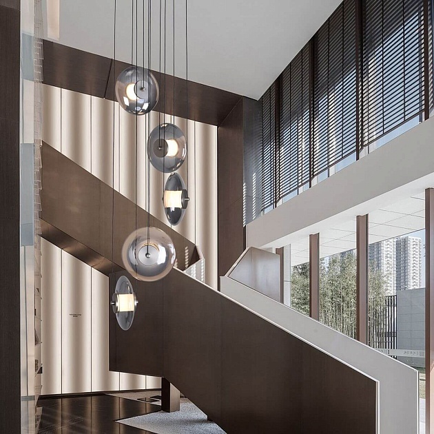 Подвесная светодиодная люстра Favourite Rulle 4373-5P изображение 5 Подвесная светодиодная люстра Favourite Rulle 4373-5P Фото № 5