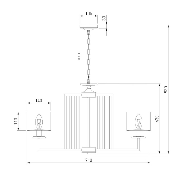 Подвесная люстра Eurosvet Fargo 60123/6 хром Smart изображение 3 Подвесная люстра Eurosvet Fargo 60123/6 хром Smart Фото № 3