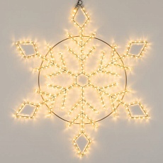 Светодиодная фигура Ardecoled Снежинка ARD-Snowflake-M9-900x900-360Led Warm 034257 2