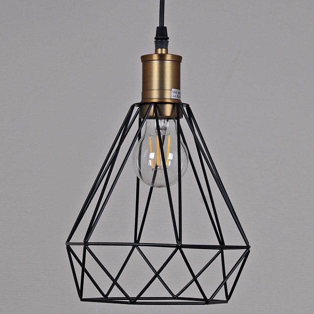 Подвесной светильник Reluce 04773-0.4-01 BK изображение 2 Подвесной светильник Reluce 04773-0.4-01 BK Фото № 2