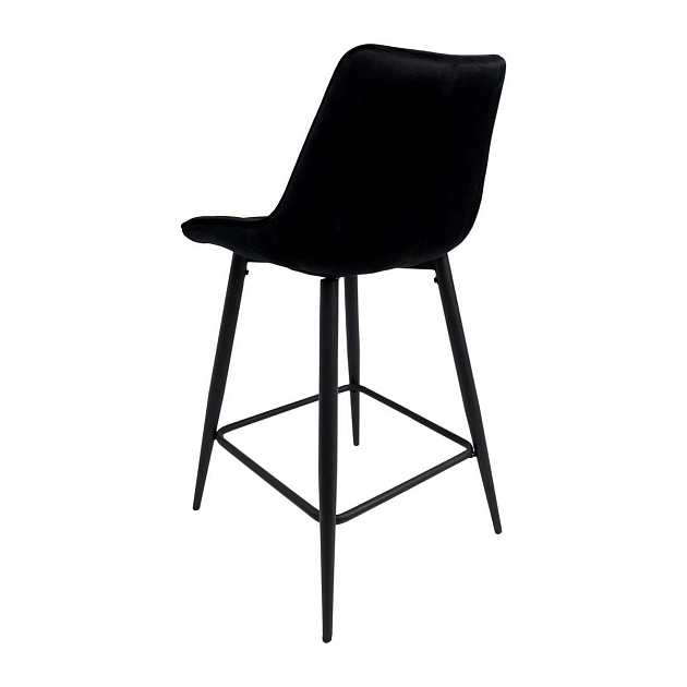 Полубарный стул AksHome Linx черный, велюр 86209 Фото № 8
