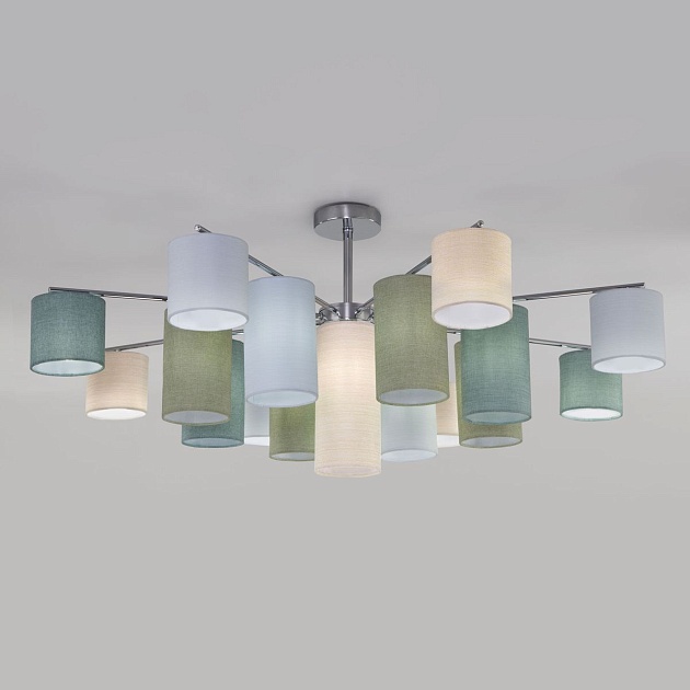 Подвесная люстра Eurosvet Pastel 60152 хром изображение Подвесная люстра Eurosvet Pastel 60152 хром Фото №