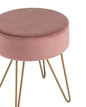 Пуф Stool Group Спейси велюр пыльно-розовый vd-spacy-b15 2
