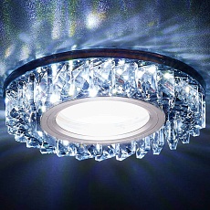 Встраиваемый светодиодный светильник Ambrella light Led S255 BK 1