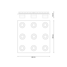 Потолочный светодиодный светильник Lucia Tucci Modena 166.9 LED 1