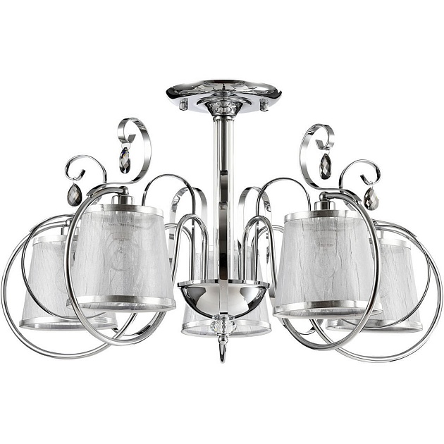 Потолочная люстра Freya Simone FR2020-CL-05-CH изображение Потолочная люстра Freya Simone FR2020-CL-05-CH Фото №