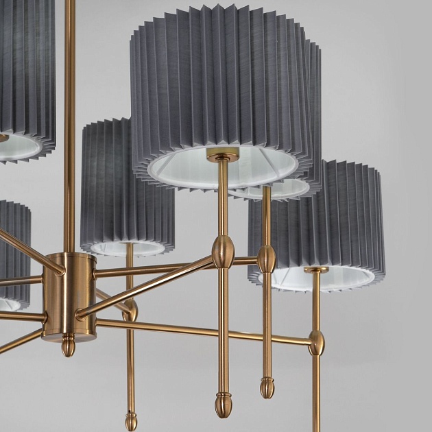 Подвесная люстра Eurosvet Notturno 60162/8 латунь изображение 3 Подвесная люстра Eurosvet Notturno 60162/8 латунь Фото № 3