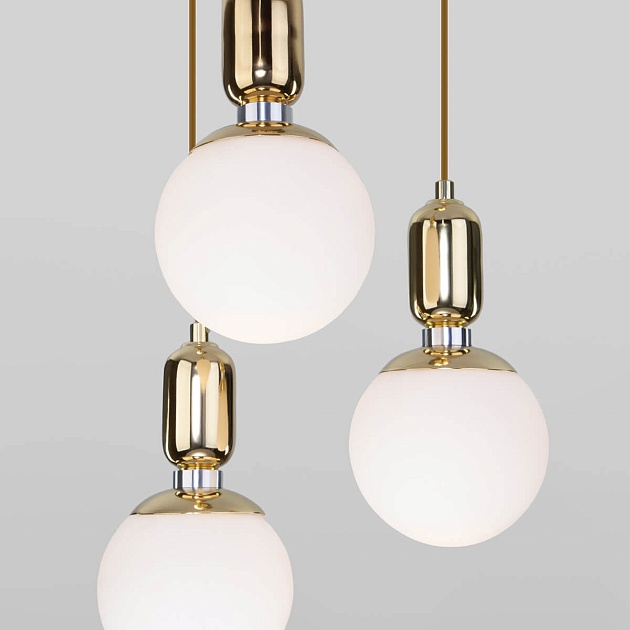 Подвесной светильник Eurosvet 50151/3 золото изображение 3 Подвесной светильник Eurosvet 50151/3 золото Фото № 3