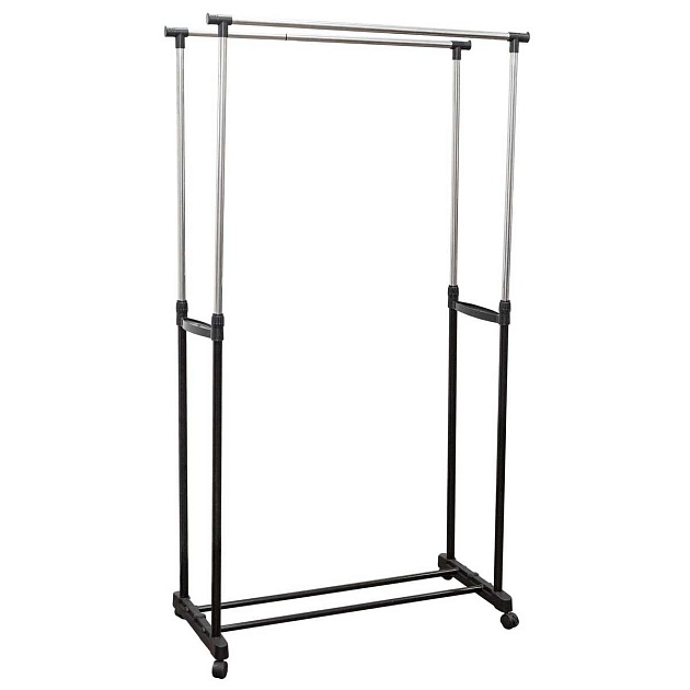 Гардеробная вешалка AksHome Diana на колесах, хром, металл 62180 изображение 6 Гардеробная вешалка AksHome Diana на колесах, хром, металл 62180 Фото № 6