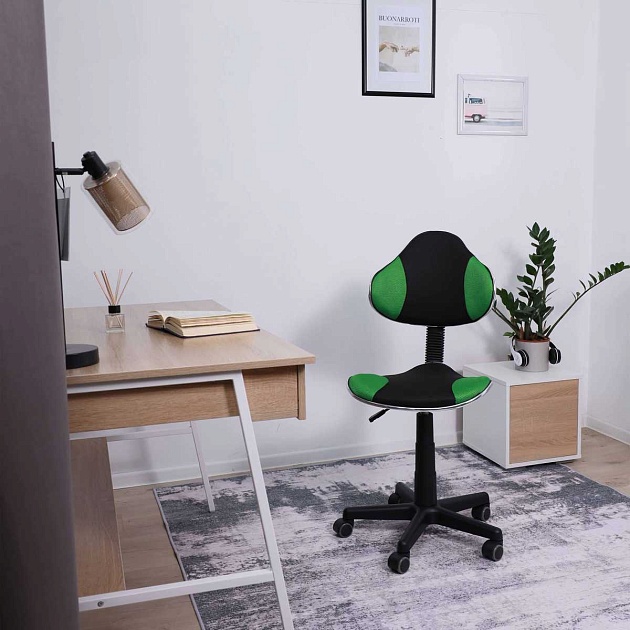 Детское кресло AksHome Miami зеленый + черный, сетка 59589 Фото № 4