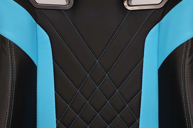 Игровое кресло AksHome Viking голубой, экокожа 73350 Фото № 6