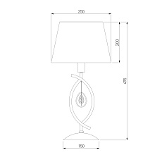 Настольная лампа Eurosvet 01066/1 перламутровое золото 1