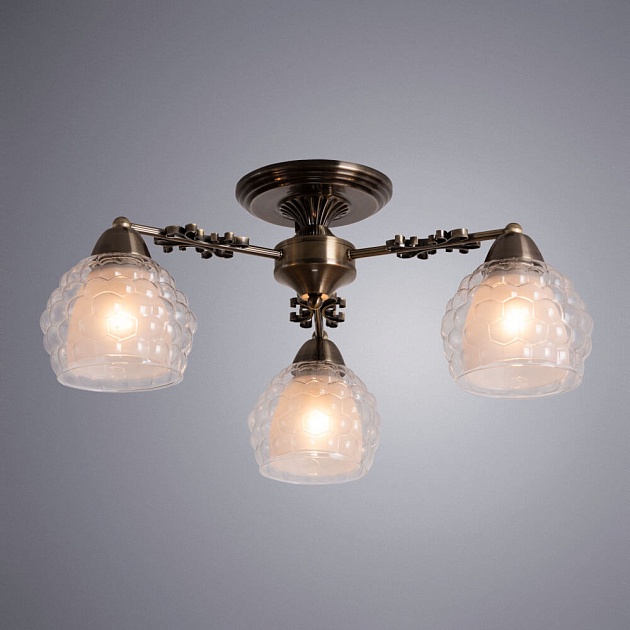 Потолочная люстра Arte Lamp Malina A7695PL-3AB Фото № 2