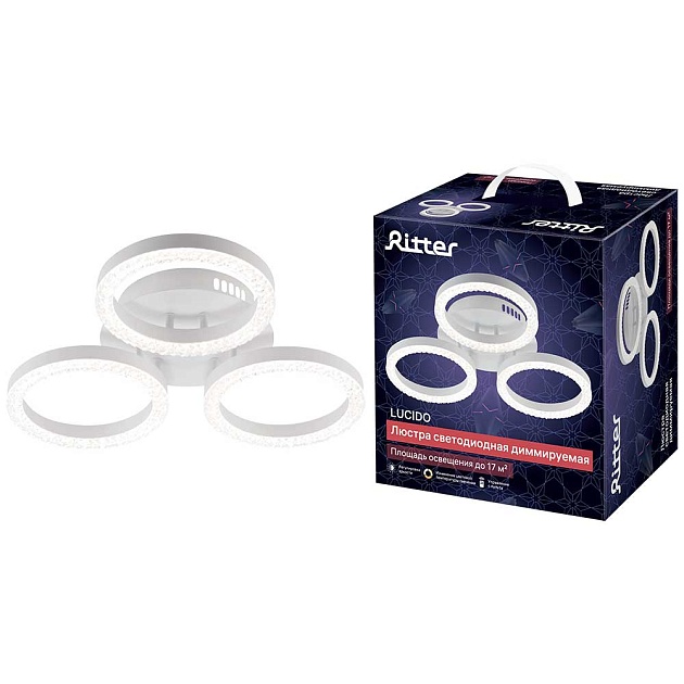 Потолочная люстра Ritter LUCIDO 51641 9 изображение Потолочная люстра Ritter LUCIDO 51641 9 Фото №