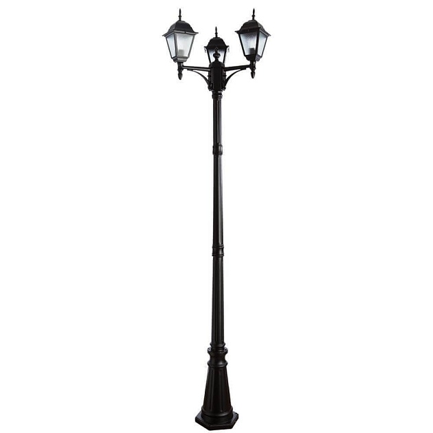 Садово-парковый светильник Arte Lamp Bremen A1017PA-3BK Фото № 