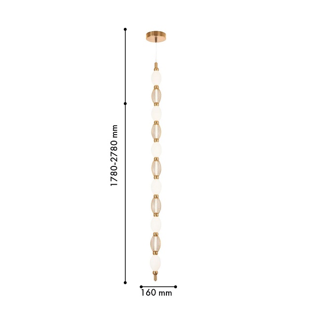 Подвесной светодиодный светильник Favourite Perler 4559-1PC изображение 2 Подвесной светодиодный светильник Favourite Perler 4559-1PC Фото № 2