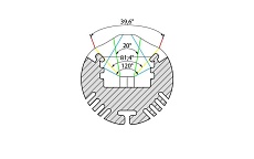 Профиль с рассеивателем Arlight ALU-ROUND-2000 ANOD+LEN30 015527 1