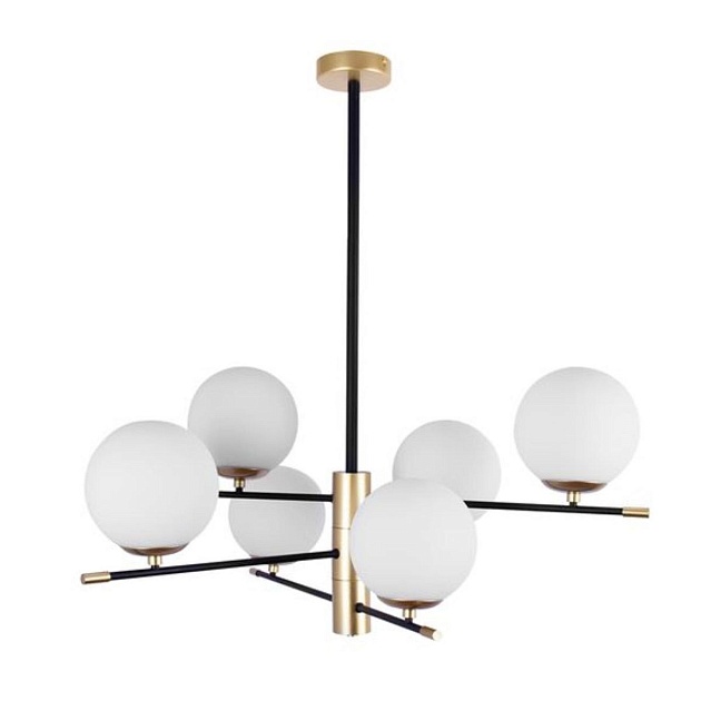 Подвесная люстра Arte Lamp Arkab A2225LM-6BK Фото № 