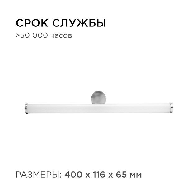 Подсветка для зеркал Apeyron 12-19 изображение 3 Подсветка для зеркал Apeyron 12-19 Фото № 3