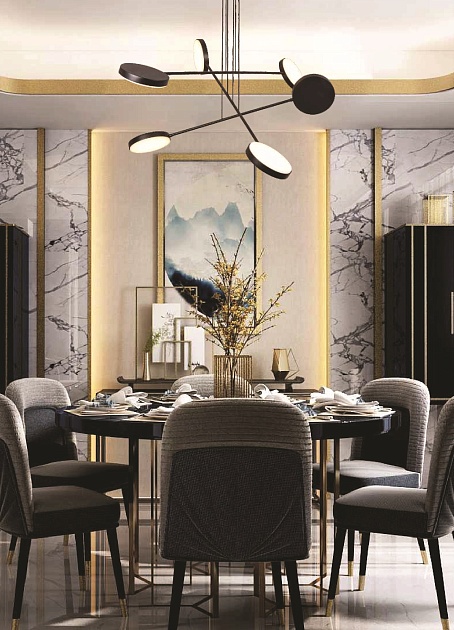 Подвесная светодиодная люстра Romatti Cullinan Riccio L11143 Фото № 5