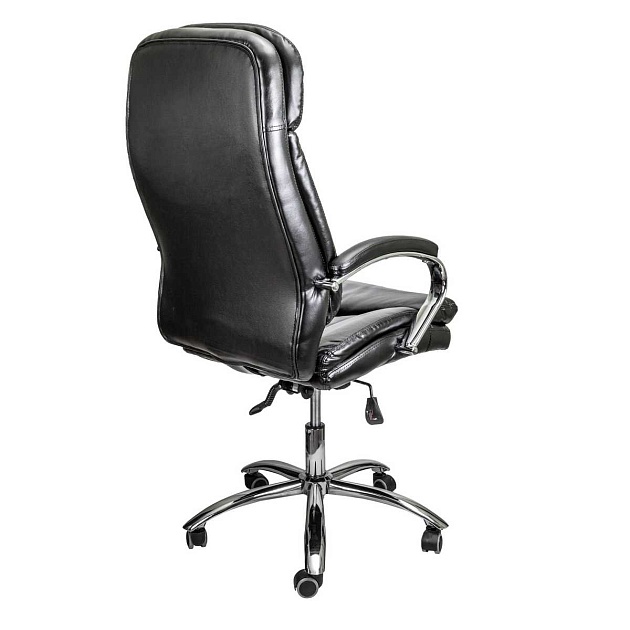 Кресло руководителя AksHome Leonardo чёрный бриллиант, экокожа 65483 изображение 4 Кресло руководителя AksHome Leonardo чёрный бриллиант, экокожа 65483 Фото № 4