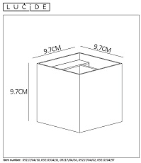 Настенный светильник Lucide Xio 09217/04/97 4