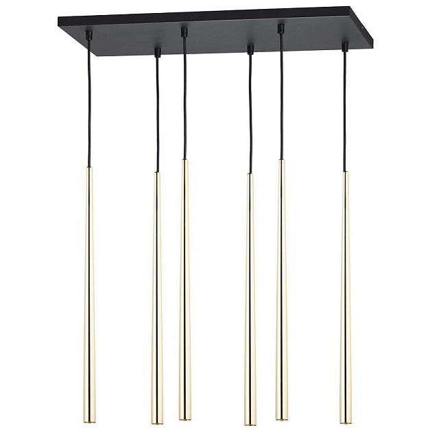 Подвесная люстра TK Lighting 6420 Piano Gold Фото № 