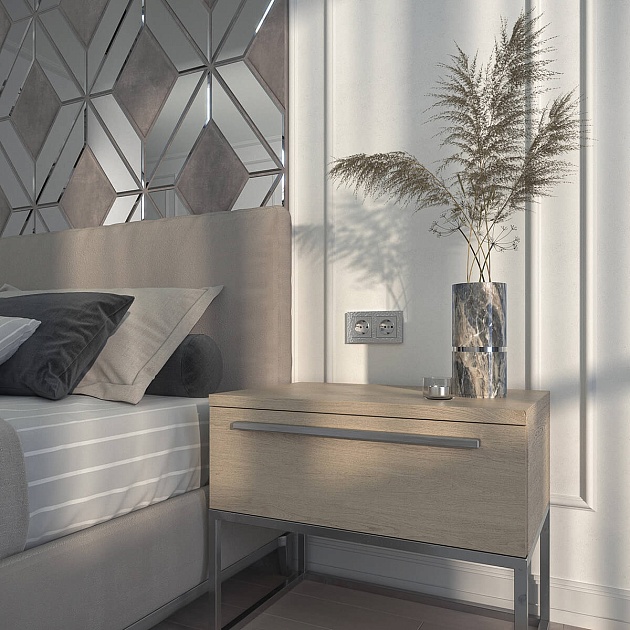 Розетка Werkel Hammer с заземлением серебряный W1271006 4690389162800 изображение 3 Розетка Werkel Hammer с заземлением серебряный W1271006 4690389162800 Фото № 3