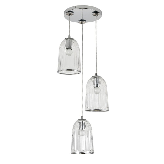 Подвесная люстра Indigo Lucido 11046/3P Chrome V000482 изображение Подвесная люстра Indigo Lucido 11046/3P Chrome V000482 Фото №